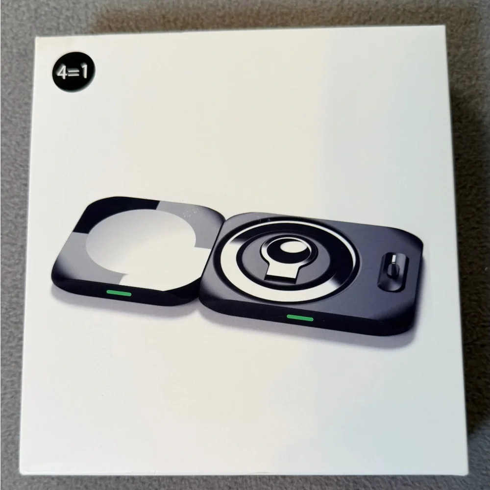 4-in-1- Wireless Mag Safe Charging Station- Travel/Home NEW Sealed